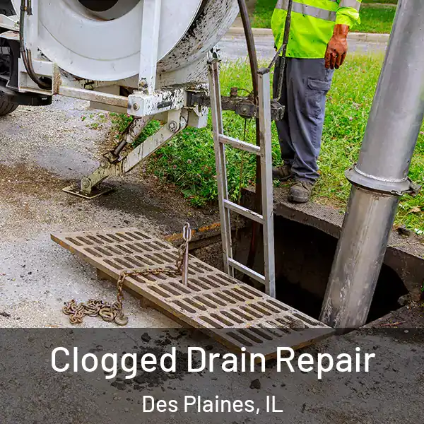  Clogged Drain Repair Des Plaines, IL