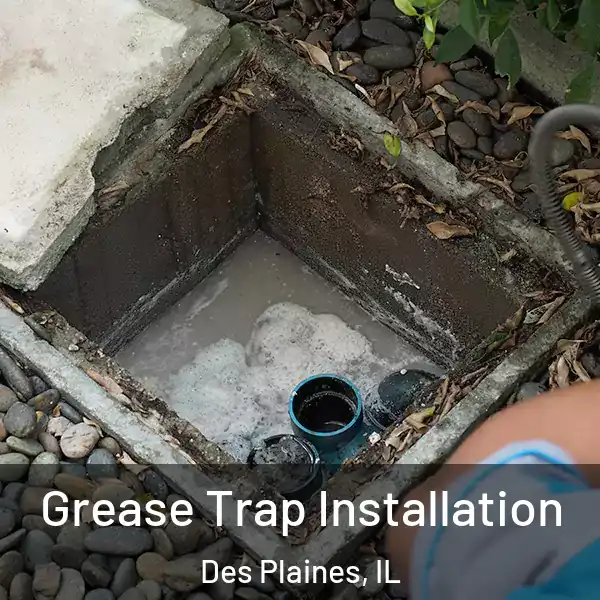  Grease Trap Installation Des Plaines, IL