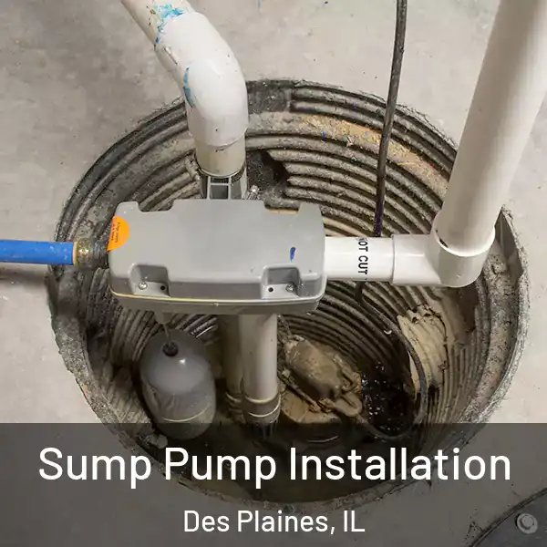  Sump Pump Installation Des Plaines, IL